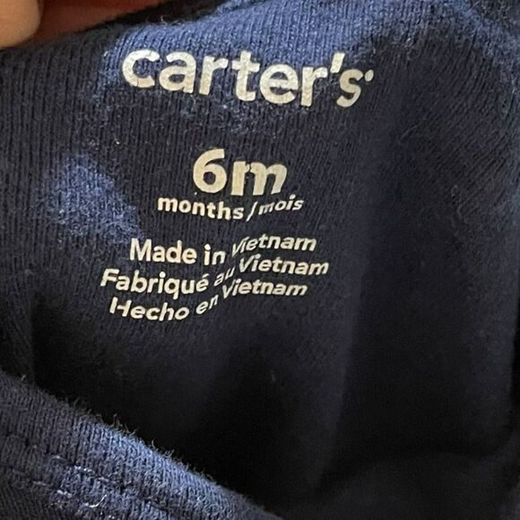 Mommy & Daddys Prince Charming Carters Bodysuit Baby Boy 6 Months Dark Blue Top - Picture 2 of 6